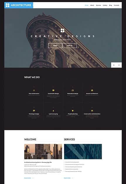 Architecture Agency WordPress Theme