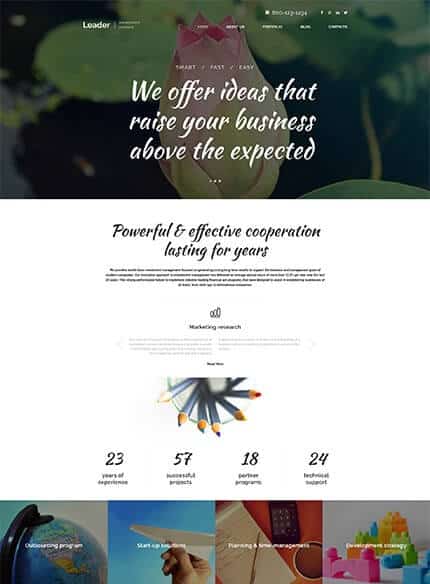 Consulting Company WordPress Theme