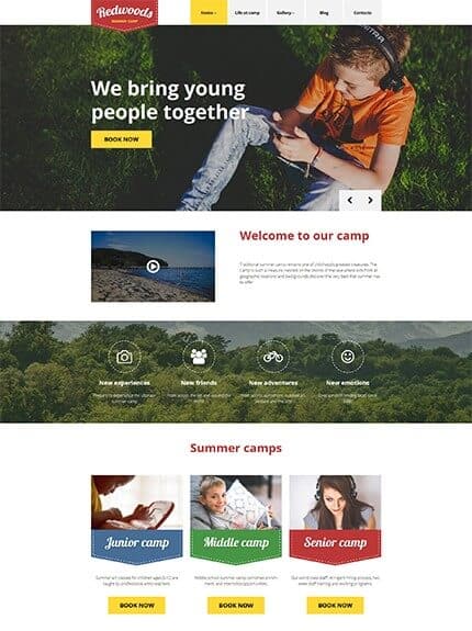 Kids Summer Camp WordPress Theme