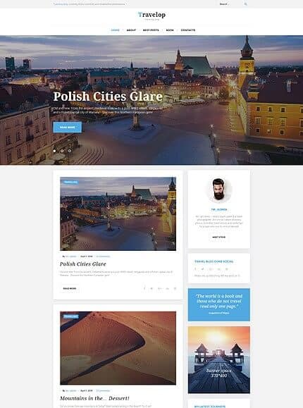 Travel Blog WordPress Theme