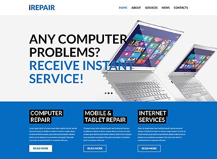 Best WP Themes - Computer Repair Services WordPress Theme