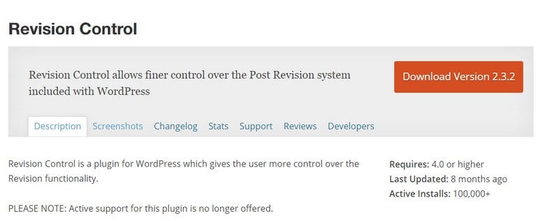 Manage Post Revisions in WordPress