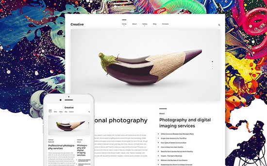 30+ Design & Photography WordPress Themes for 2016