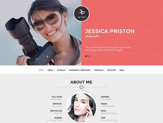 30+ Design & Photography WordPress Themes for 2016