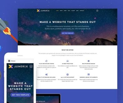 Jumerix - Multipurpose Joomla Theme Become a Part of Social Stock Project