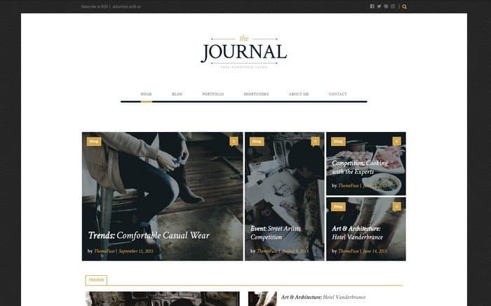 The Journal is the perfect WordPress theme for bloggers.