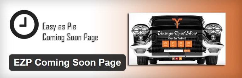 EZP Coming Soon Page lets visitors know that your website is 'Coming Soon'.