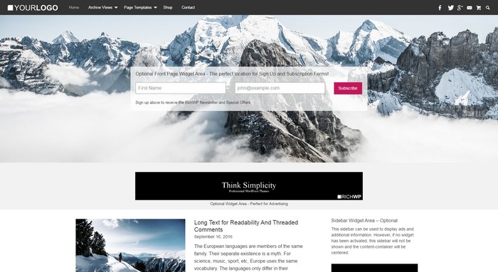 New Free WordPress Themes