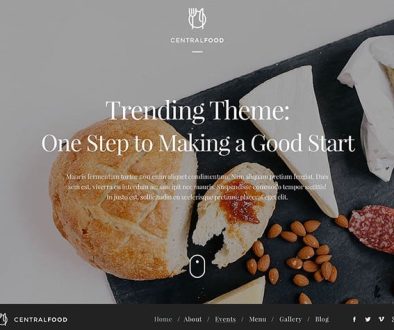 Remarkable Cafe and Restaurant WordPress Theme