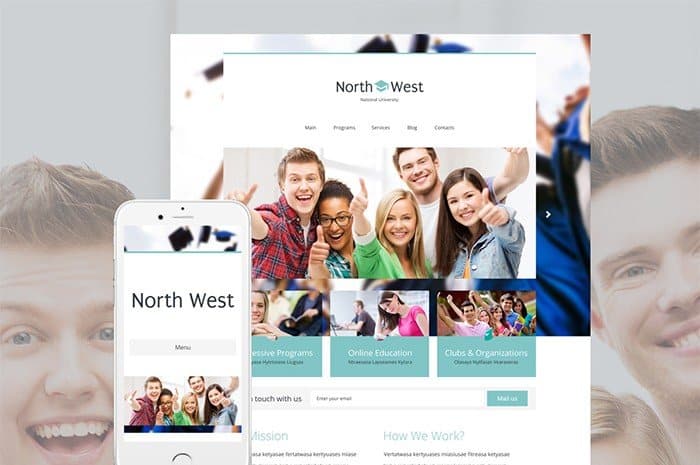 WordPress Theme for University