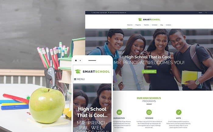 Smart School WordPress Theme