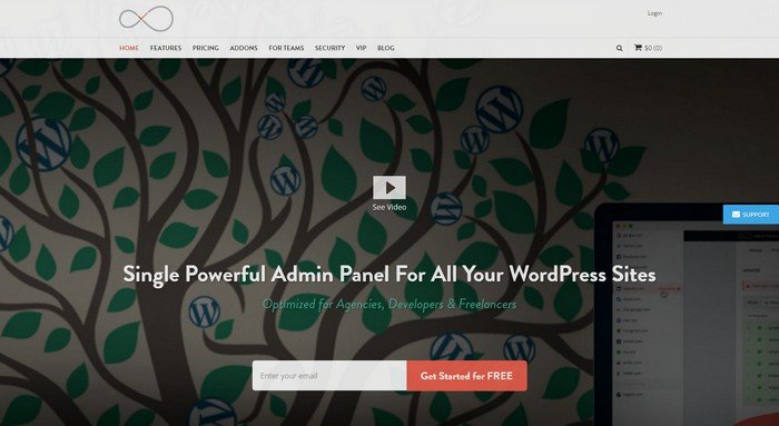 Single Powerful Admin Panel For All Your WordPress Sites 