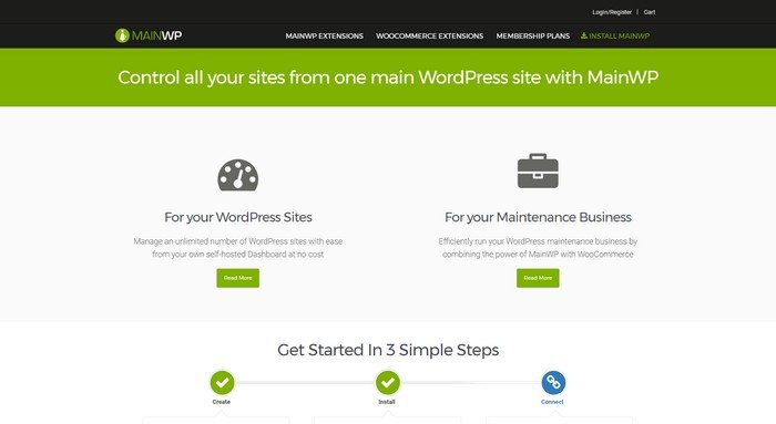 Control all your sites from one main WordPress site with MainWP