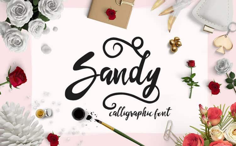 Sandy – A Free Calligraphic Font for Your Projects