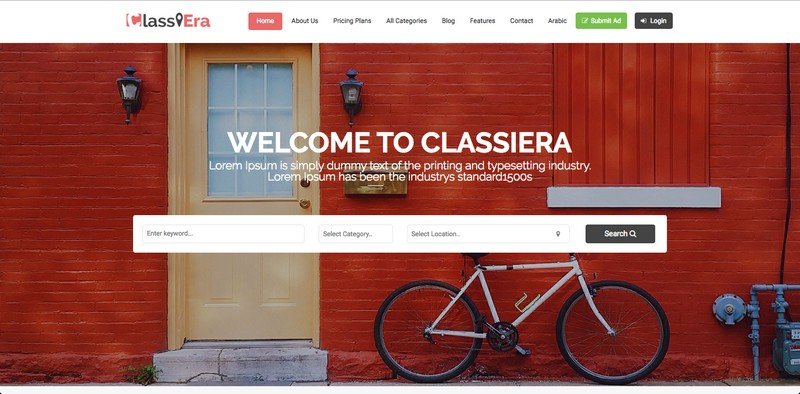 ClassiEra Review: The Classiest Classified Ads WordPress Theme