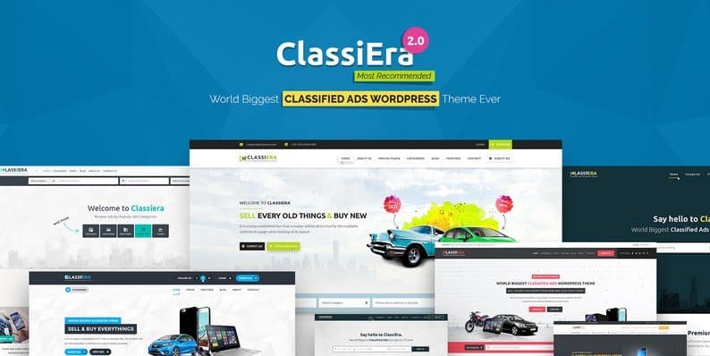 Classiera – Classified Ads WordPress Theme