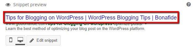 Tips for Blogging on WordPress - How to Optimize Your Posts