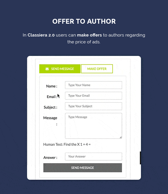 ● The Ultimate “Offer to Author” Feature