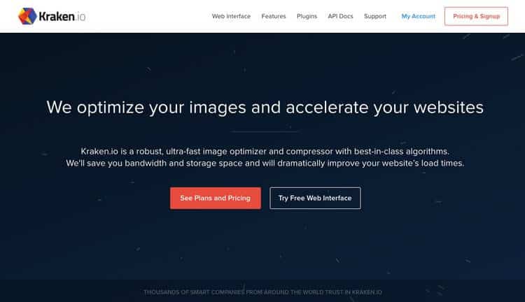 Kraken optimize your images and accelerate your websites.