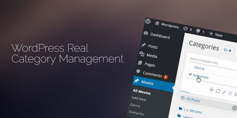 WordPress Real Category Management Plugin