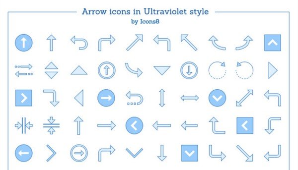 This freebie brings more than 90 icons ready to be used in projects as navigation elements. 