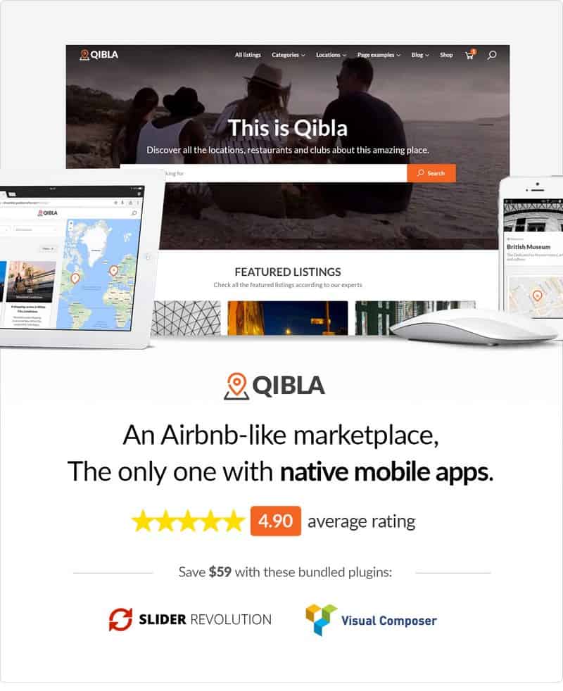 The story of Qibla The Superb WordPress Directory Theme.