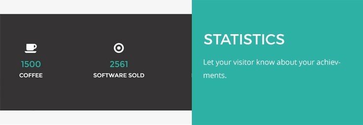 This one layout WordPress theme provides all the information within statistics.