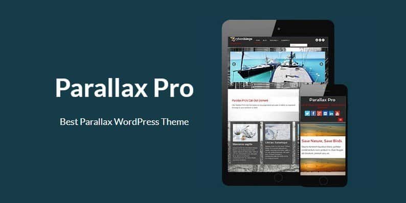 Parallax Pro WordPress Theme