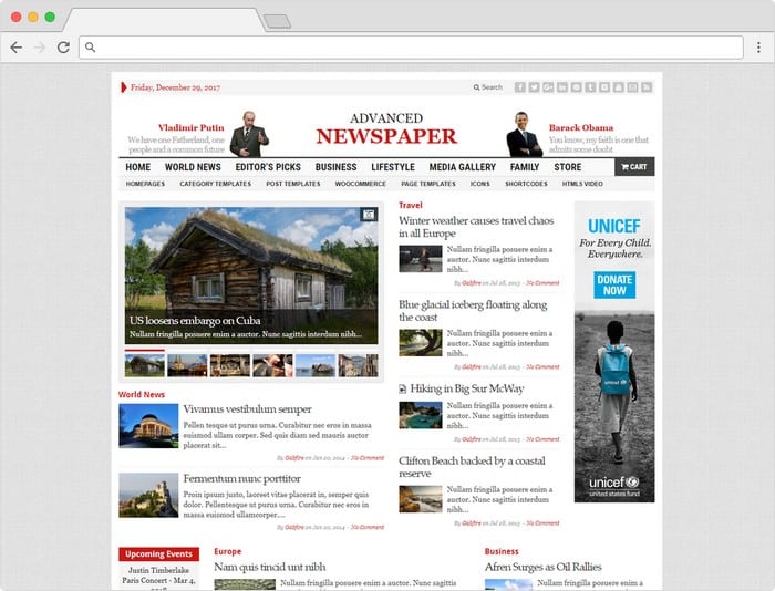 With Advance Newspaper you can set up and run your very own e-newspaper site just in matter of minutes only.