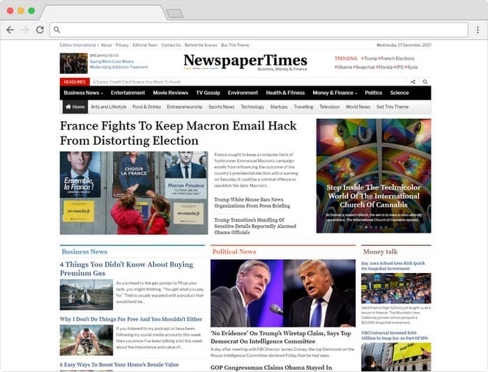 We launched so many themes including web news, Newspapertimes 2017, Newsdesk, and Tagmag.