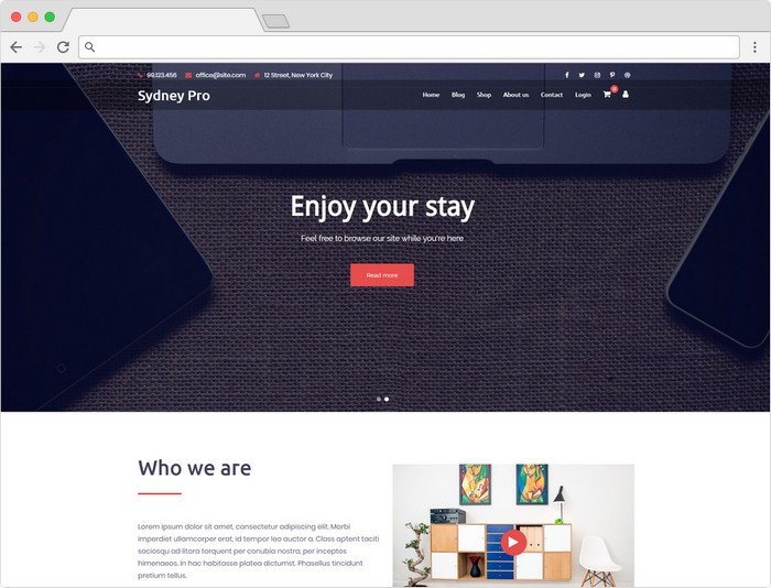 Sydney Pro WordPress Theme