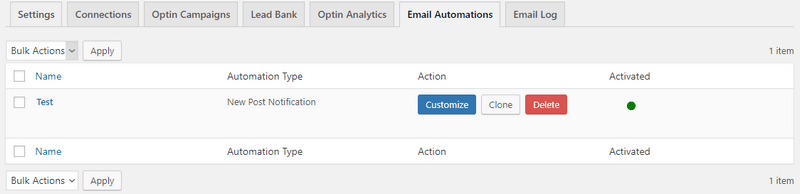 Using MailOptin, you can trigger the automatic sending of emails to users on your list.