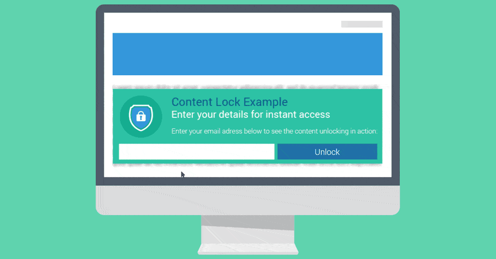 Thrive Leads Content Lock Animation