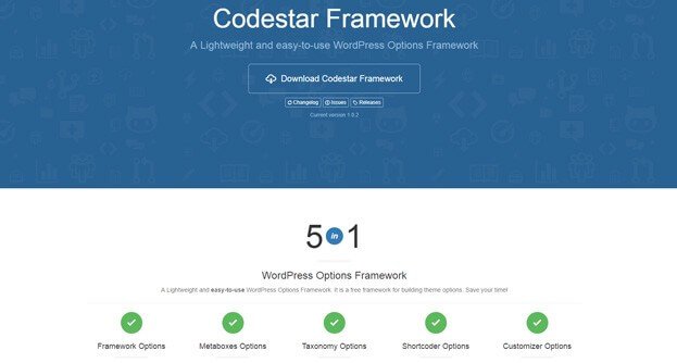 The Codestar framework is lightweight but powerful.