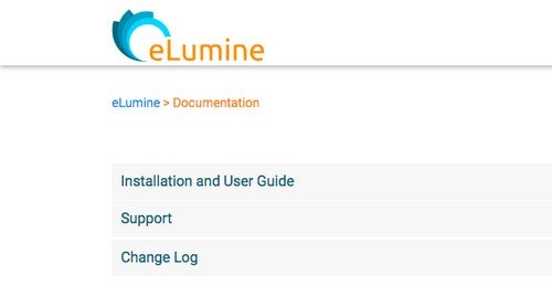 eLumine E-Learning Website - Documentation and Support