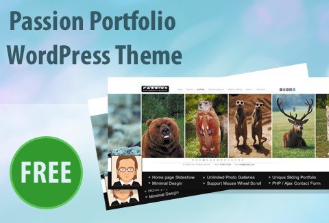 Passion Portfolio WordPress Theme