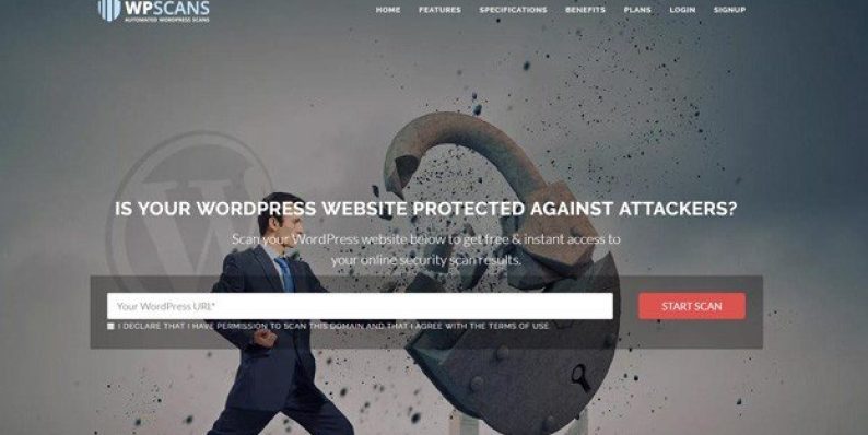 WP Scans WP Scans is a web application that analyses WordPress sites.