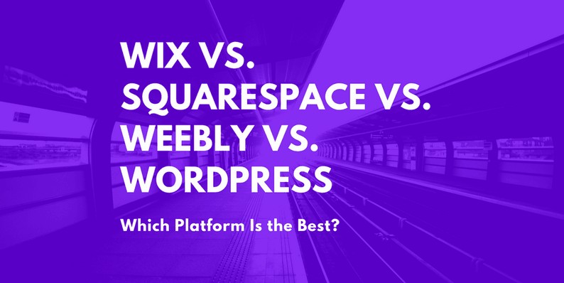 Wix vs. Squarespace vs. Weebly vs. WordPress CMS
