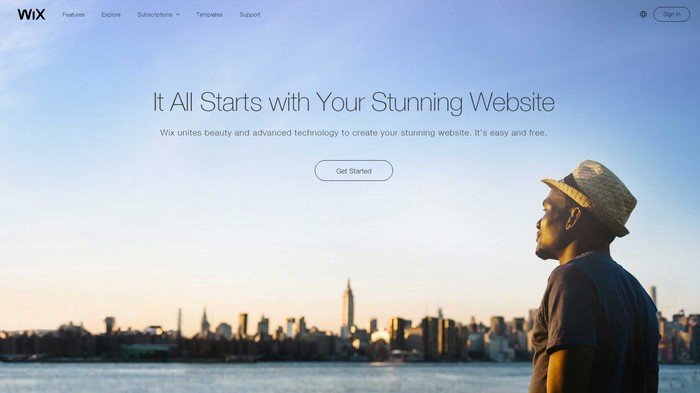 Wix is an Adobe Flash-based website building service.