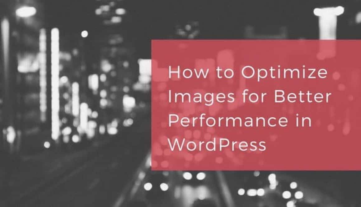 Optimize Images in WordPress
