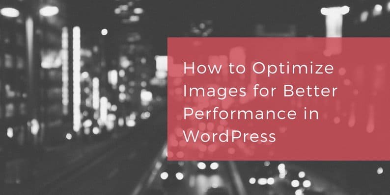 wordpress optimize images