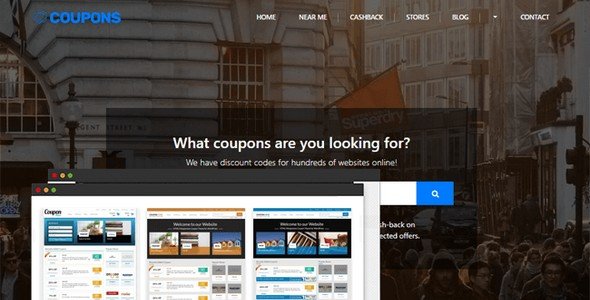 With this Coupon & Deals WordPress Theme from PremiumPress, you can create an affiliate and discount website. 