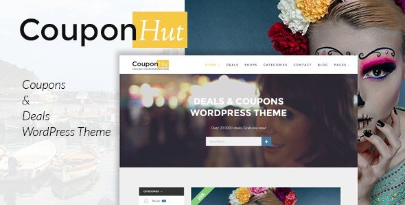 CouponHut is a WordPress theme specially created to display discounts and deals.