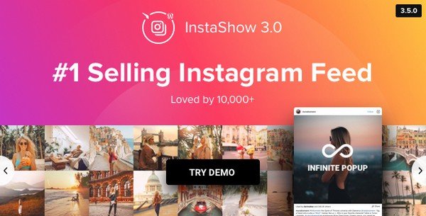 InstaShow is a popular WordPress Instagram feed plugin.