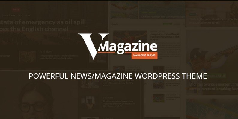 Vmagazine - Blog and Magazine WordPress Theme