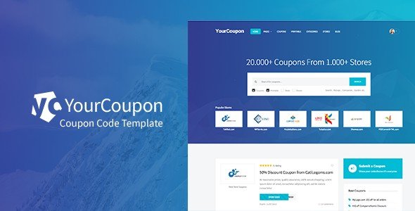 Yourcoupon is an elegant WordPress theme for discounts and deals.