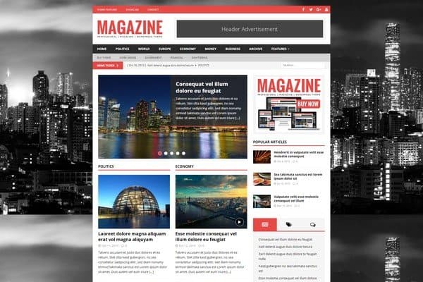 MH Magazine is a very flexible and well-organized WordPress theme.