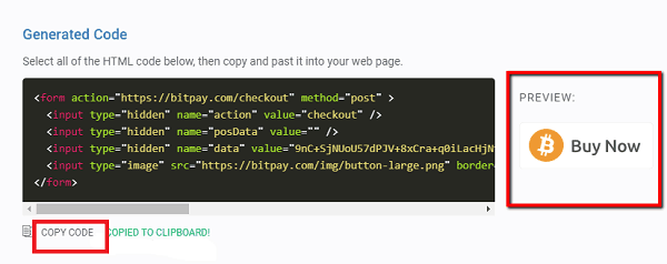 Copy the Code and paste it on your WordPress page.