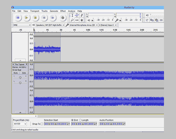 For recording your first Podcast you will need an audio recording software.