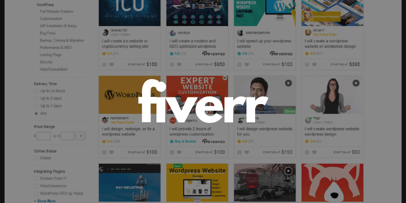 Pros and Cons of Selling WordPress Services on Fiverr